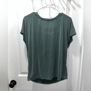 Blouse with low back lining.